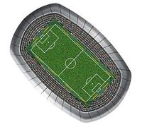 8 assiettes terrain de foot