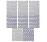 8 Autocollants À Ongles, Décorations D'Ongles, Nail Art Bricolage, Autocollants À Ongles Simples Et Polyvalents, Autocollants À Ongles Auto-Adhésifs.