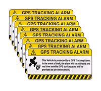 8 autocollants antivol GPS, autocollants et décalcomanies auto-adhésifs pour voiture avec panneau d'avertissement ou décalcomanie statique à l'intérieur, panneau de sécurité antivol du véhicule