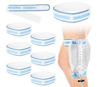 8 autocollants de stabilisation de jambe de cathéter, fixation de support de sac pour un placement sécurisé du cathéter