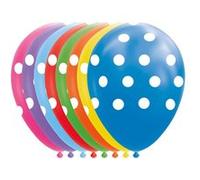 8 Ballons colorés Globos 30 cm G