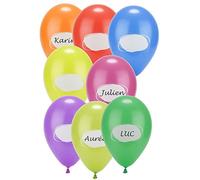 8 Ballons en latex à personnaliser 30 cm