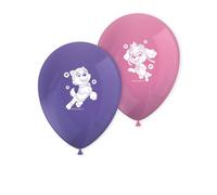 8 Ballons en latex Pat' Patrouille Stella et Everest