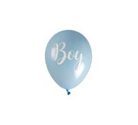 8 BALLONS LATEX BABY SHOWER BOY Ø23CM BLEU