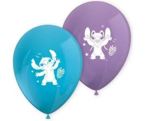 8 ballons * STITCH et ANGEL * comme décoration pour anniversaire d'enfant et fête à thème | 85 cm de circonférence | Ballons Disney ballon décoration fête à thème fête d'enfants