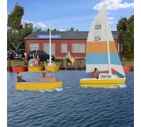 8 bateaux de plaisance-HO-1/87-KIBRI 39159