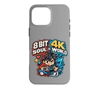 8 Bits Soul dans Un Studio collectif de Joueurs rétro 4K World Coque pour iPhone 16 Pro Max