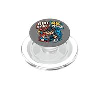 8 Bits Soul dans Un Studio collectif de Joueurs rétro 4K World PopSockets PopGrip pour MagSafe