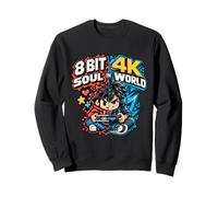 8 Bits Soul dans Un Studio collectif de Joueurs rétro 4K World Sweatshirt