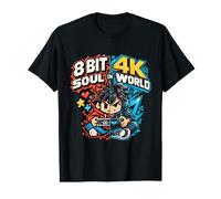8 Bits Soul dans Un Studio collectif de Joueurs rétro 4K World T-Shirt Graphique avec Valeur