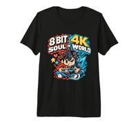 8 Bits Soul dans Un Studio collectif de Joueurs rétro 4K World T-Shirt Haut de Gamme