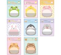 8 Blocs De Notes Adhésives Avec Animaux Mignons, 160 Feuilles, Amusants Pour Enfants, Cahier Drôle, Papeterie Kawaii Pour Filles, Fournitures Scolaires, Autocollant, Maison Bureau Étudiants