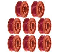 8 Bobine,Ø1.65 mm 3 mètres,Compatible avec WORX 20V Grass Trimmers WG180 /WG163/ WG175,Bobine de fil de rechange