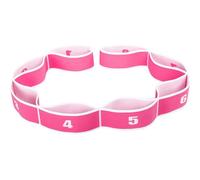 8 Boucles De Bande De Résistance Latine (Rose, Convient Pour 120 Cm) Pour Les Danseurs À Utiliser Pilates Pour Enfants Yoga Fitness Training Digital Stretching Band Elastic Dance Band