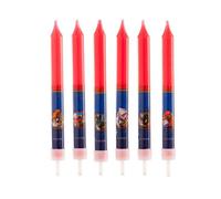 Bougies Spiderman (Lot De 8) Incolore