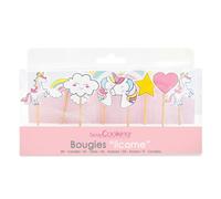 8 Bougies "Licorne