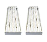 8 Bougies Torches Tordues, Bougies Spirale Premium pour Dîner et Décoration, Longue Durée de Combustion, Lot de Anti-Gouttes pour Décoration de Table, Mariage, Noël & Fêtes (Blanc)