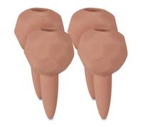 8 boules d'arrosage Arroseurs de plantes 60 ml terracotta Set