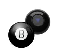 8 boules magiques mystiques rétro - Cadeau fantaisie amusant, gadget de bureau - Il suffit de poser une question - Cadeau amusant