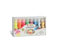 8 bouteilles de gouache métallique/fluo 50 ml Multicolore G