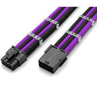 8 broches ATX CPU carte mère Violet & Noir 30 cm + 2 peignes de câble