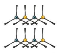 8 Brosses Latérales pour Midea M9 pour eureka E10S Robot 8 Brosses | Compatible pour midea M9, pour eureka E10S, pour obode pour a8, nettoyage coins pour efficace, matériau durable