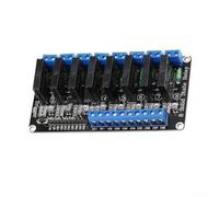 8 canaux 5 V Solid State pour module relais avec forte anti-interférence, protection de connexion inversée, indicateurs LED, et pour un câblage facile pour l'automatisation PLC,