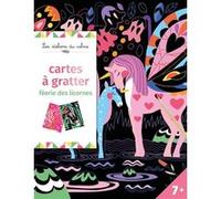 8 cartes à gratter féerie des licornes - pochette avec accessoires Cinzia Sileo (Illustration)