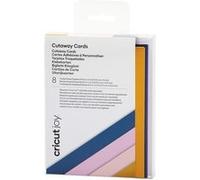Cricut – Cartes adhésives et enveloppes – 10,8 x 14 cm – 8 pièces – Bleu/Rose