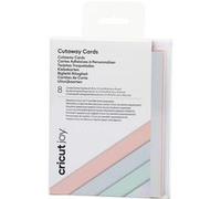 Cricut Joy™ Cutaway Cards Set de cartes pastel, rose, bleu clair, menthe