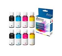 PREMIUM CARTOUCHE - 8 Cartouches compatible pour CANON GI55 GI 55 multi-couleurs Maxify GX 1050, Maxify GX 2050, Maxify GX3050, Max