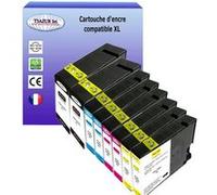 8 Cartouches compatibles avec Canon PGI2500XL (2Bk/2C/2M/2Y) - T3AZUR G