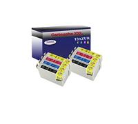 8 Cartouches Compatibles avec Epson Stylus SX410, SX415 remplace Epson T0711 T0712 T0712 T0714 -