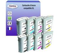 8 Cartouches compatibles avec l'imprimante HP OfficeJet Pro 8000, Pro 8000 Enterprise remplace HP 940XL (Noire+Couleur)- T3AZUR G