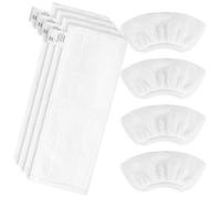 8 Chiffons en Microfibre Compatibles avec Karcher Easyfix SC1 SC2 SC3 SC4 SC5 Nettoyeurs Vapeur, Lingette Remplacement Élimine Efficacement la Saleté et les Rayures, 4 Lingettes + 4 Bonnette à Main