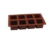 8 compartiments en silicone pour pâtisserie maison, convient pour la fabrication de desserts tels que la mousse, le pudding et les gâteaux avec des portions uniformes