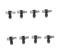 8 connecteurs pneumatiques Push On Air Flow Control avec construction pour gérer les débits dans les systèmes pneumatiques industriels (SL4-02)