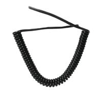 8 Core 24AWG Network Cable Household Sensor Spring Spiral Wire Black Retractable Cord Stretch (1-15) m(Strecth 12 meter)(Strecth 11 meter)