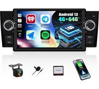 ¿8-Core 4+64G¿ Android 13 Autoradio Pour Fiat Punto 2005-2009/Fiat Linea 2007-2011, Dsp Carplay Sans Fil Navi, 7"" Ecran Tactile Bluetooth Radio Wifi Android Auto Gps Fm/Rds Mirror Link+Canbu[Z1530]