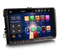 8-Core 4+64GO Android 14 Autoradio pour VW Crafter Polo 6R Amarok Caddy T6 Skoda Yeti Support GPS Sat Nav Wireless Carplay Android Auto DSP Bluetooth 5.0 Dual Band WiFi Dab+ écran Tactile