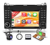 8 Core 4G+64G Autoradio Android pour Mercedes-Benz A-Klasse W169/B-Klasse W245/Viano/Vito W639/Sprinter W906 7'' écran Stereo Carplay sans Fil Android Auto Mirror Link Bluetooth FM/RDS/DSP GPS