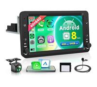 8 Core 4G+64G sans Fil Carplay Android Autoradio pour Alfa Romeo 159 2004-2011 Brera Spider Sportwagon 7 Pouces Autoradio avec Android Auto GPS Navi WiFi Bluetooth FM/RDS DSP/USB/SWC Caméra de Recul