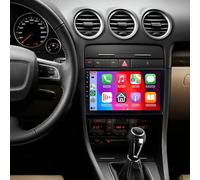 8 Core 6+128G Double Din Autoradio pour Audi A4 S4 RS4 B6 B7 2002-2008 Dab+ Autoradio 9 inch Android 15 avec Wireless Carplay Android Auto 2 Din 4G LTE WiFi Bluetooth Mirror Link Backup Camera FM/RDS