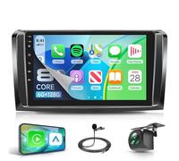 8 Core 6G+128G Android Autoradio pour Mercedes Benz ML GL W164 ML350 ML500 GL320 X164 ML280 sans Fil Carplay Android Auto WiFi GPS Navi 360° Panorama, 9 Pouces Radio avec Bluetooth FM/RDS/DSP/USB/SWC