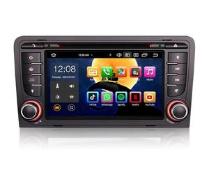 8 Core Android 14 Autoradio Stéréo pour Audi A3 S3 RS3 8P Sportback 2003-2012 GPS Navigateur Carplay sans Fil Android Auto DSP Bluetooth WiFi FM Radio Canbus Dab+ IPS 7 Pouces écran Tactile 4Go 64Go