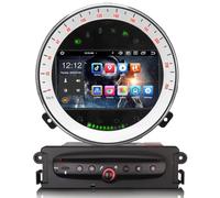 8 Core Android 14 Autoradio Stéréo pour BMW Mini Cooper S R56 Countryman GPS Navigateur Carplay sans Fil Android Auto DSP Bluetooth WiFi FM Radio Canbus Dab+ IPS 7 Pouces écran Tactile 4Go 64Go