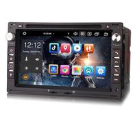 8 Core Android 16 Autoradio pour VW Passat Peugeot Golf MK4 T5 SIÈGE 7 Pouces Support GPS Sat Nav Carplay Android Auto Bluetooth 5.0 A2DP WiFi 4G Dab + RDS Lien Miroir TPMS SWC 4GB RAM + 64GB ROM