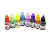 8 couleurs 10 ml de pigments liquides en résine époxy faits à la main Colorants de couleur blanc gelée époxy liquide