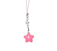 8 couleurs perles de étoiles à cinq branches étiquettes volantes nouvel an fabrication de bijoux glands porte-clés pendentif pour porte-clés artisanat perles de glands pendentifs
