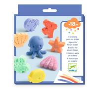 8 crayons de cire - Un joyeux océan